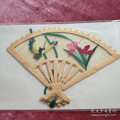 葉脈+麥秸畫藝術書簽(手工制作七八十年代出口創(chuàng)匯產(chǎn)品)