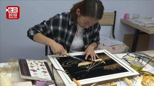 麥秸畫出新天地 90后女孩巧手變廢為寶，月入萬元